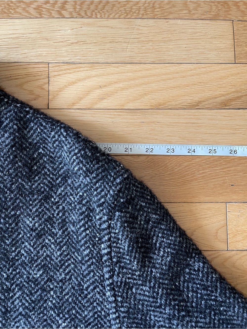Todd Snyder Italian Wool Walking Jacket in Charcoal Herringbone - Picture 8 of 11
